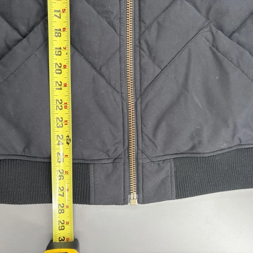 Vtg Eddie Bauer Goose Down Quilt Full Zip Black 1936 Skyliner Model Jacket Men M